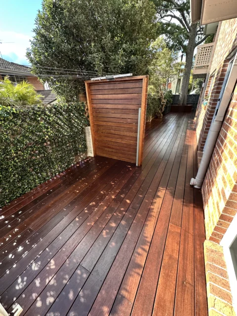 Balgowlah Merbau Deck & Screen Restoration
