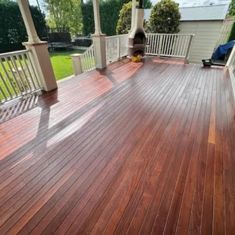 Restored timber deck in Sydney
