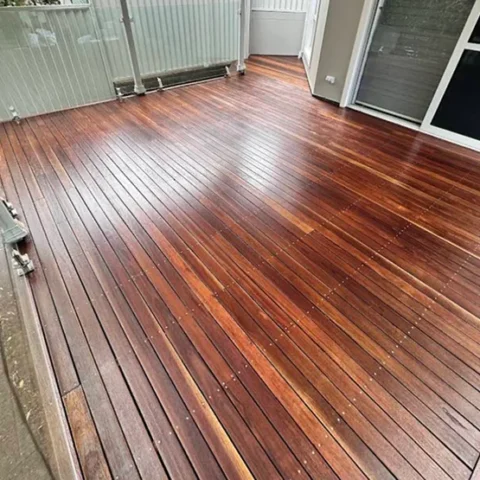 Restored timber deck in Sydney