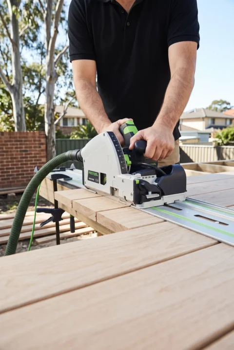 Timber board cutting