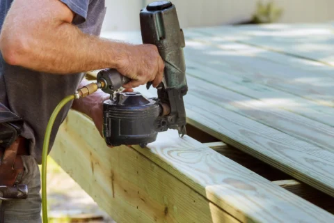 Timber deck repairs