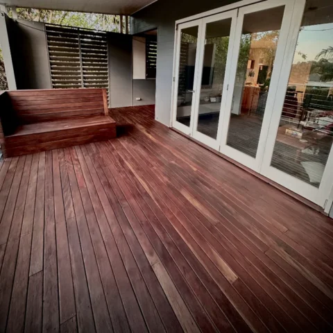 William H., Haberfield Mahogany Deck Restoration